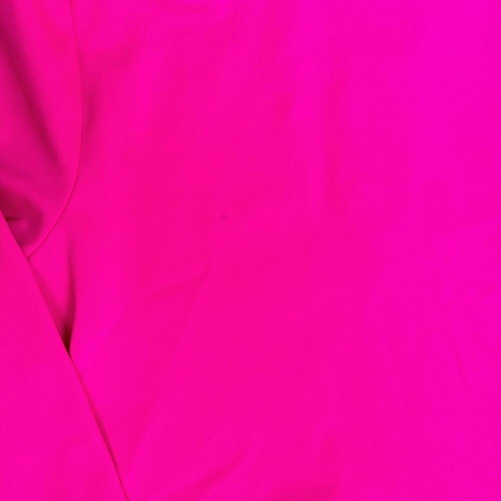 Balera hot pink Long sleeve Mock Neck dance Crop Top Medium Child made in USA - Picture 3 of 6